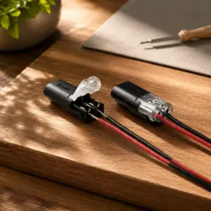 2-Pin Wire Connector Pack, Quick-Connect Termina