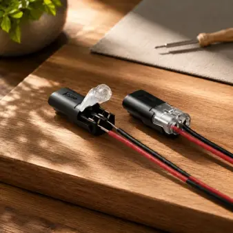 2-Pin Wire Connector Pack, Quick-Connect Termina