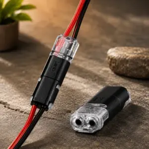 2-Pin Wire Connectors 2050100 Pack, Quick-Connect Termina