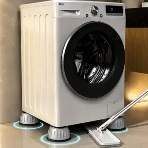 Anti-Vibration Washing Machine appliance foot with pads fitted