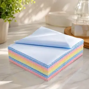 Microfibre Lens Cleaning Cloths mixed colours Pack, Streak-Free
