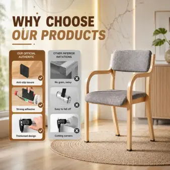 Self Adhesive Furniture Felt Pads Roll Cut-to-Size Floor Protector