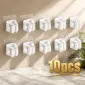 10pcs- White