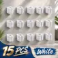 15pcs- White