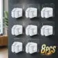 8pcs-White