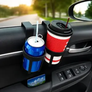 2PCS Car Seat Gap Cup Holder Organizer for Cars, SUVs & Trucks