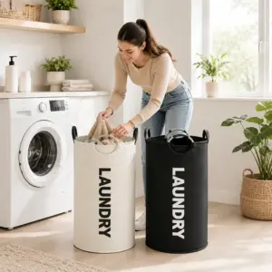 Large Waterproof Foldable Laundry Basket