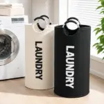 Large Waterproof Foldable Laundry Basket with Sturdy Handles