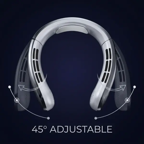 Portable Bladeless Mini Rechargeable LED Digital Display Portable Neck Fan adjustable Portable Bladeless Mini Rechargeable LED Digital Display Portable Neck Fan adjustable