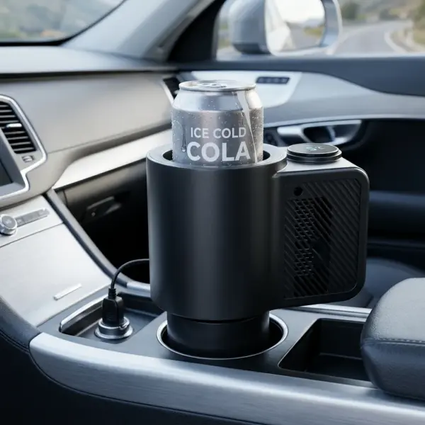 Portable Electric Drink Car Cup Holder Cooler for Cars Travel Camping cooling beverage