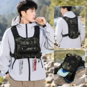 Running Chest Pack Hydration Vest For Cycling Hiking Bicycle Race Marathon Sports Bag Men Women