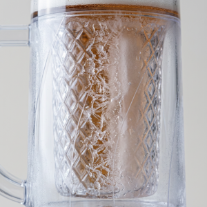 Creative Frozen Beer Mug detail frozen wall