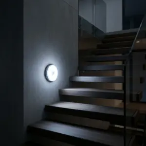 night light cold staircase