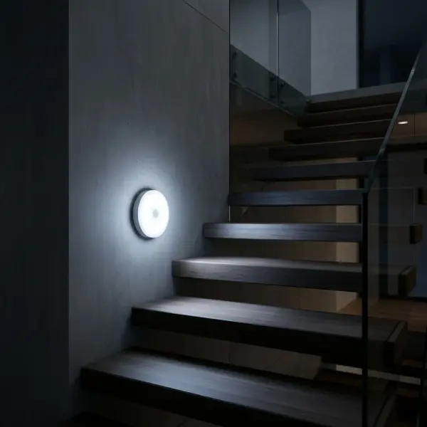 night light cold staircase
