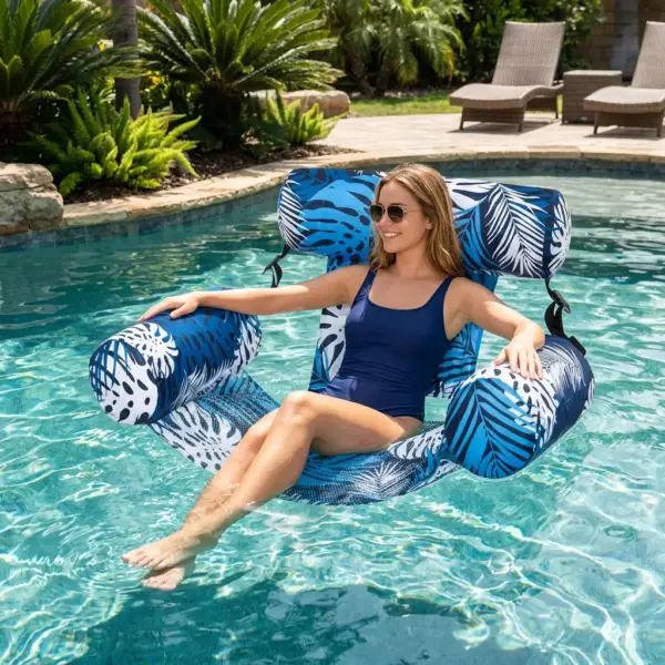 pool float blue lifestyle