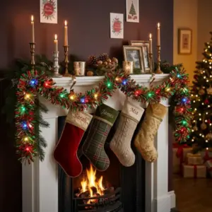 1 Piece LED Christmas Garland decore