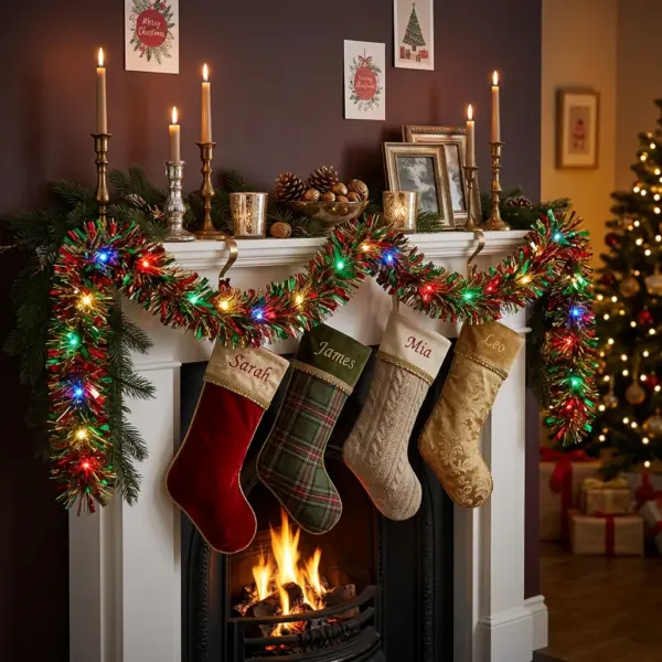 1 Piece LED Christmas Garland decore