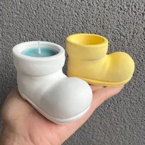 Christmas Tree Shape Candle Bowl Cement Silicone Mold DIY Storage Tray Gypsum Resin Candle Clay Mould XMAS Decoration 4