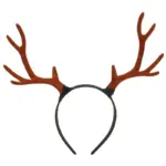 Christmas Antler Flocked Deer Branch Headband Antler Headband Xmas Antler Headband Xmas Headwear Christmas Party Decoration 1