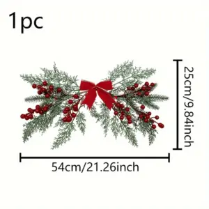 1 piece artificial flower berry Christmas wedding party hanging wall hanging indoor outdoor courtyard holiday decoration 6