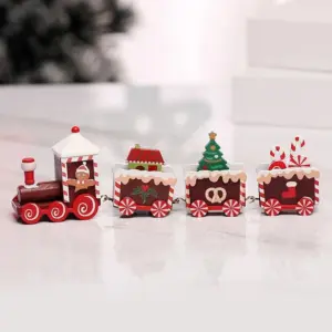 Christmas Train Merry Christmas Decorations For Home 2025 Cristmas Ornament Xmas Navidad Noel Gifts Happy New Year 2026 Gifts 4