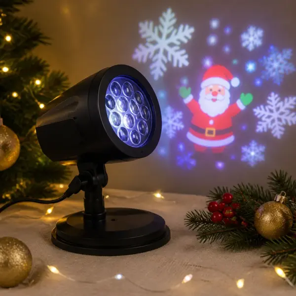 1PC Christmas Snowflake Projector santa