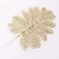Gold turtle leaves