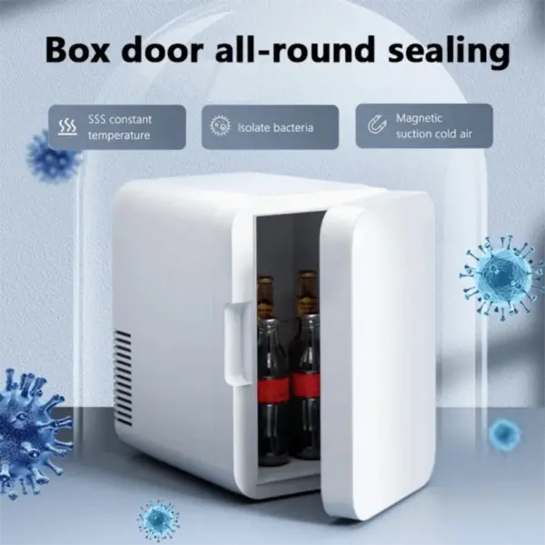 Portable 8L Electric Household Single Door Mini Refrigerator for Home, Car, Beauty & Travel 2