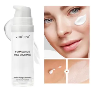 Halloween Liquid Goth White Makeup Color Matching Foundation Concealer Cosplay White Clown White Face Body Paint Discolor 4