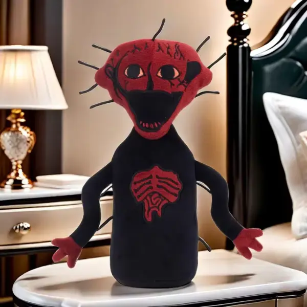 25cm Horror Demon Plush Doll on table