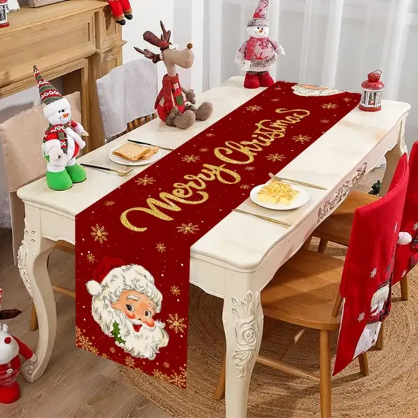 Santa Claus Christmas Table Runner Christmas Decorations For Home 2025 Xmas Table Flag Navidad Noel Gifts New Year Tablecloth 1 Santa Claus Christmas Table Runner Christmas Decorations For Home 2025 Xmas Table Flag Navidad Noel Gifts New Year Tablecloth 1