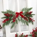1 piece artificial flower berry Christmas wedding party hanging wall hanging indoor outdoor courtyard holiday decoration 1