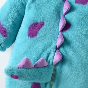 Cute Animal Costume for Toddler Baby Halloween Costume Unisex Fuzzy Warm Fall Winter Clothes for Kids 6