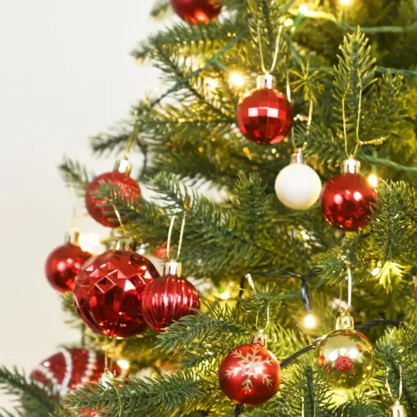 24PCS Shatterproof Christmas Ball Ornaments Xmas Tree Decorations Hanging Balls for Holiday Wedding Party Home Decor 2