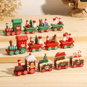 Christmas Train Merry Christmas Decorations For Home 2025 Cristmas Ornament Xmas Navidad Noel Gifts Happy New Year 2026 Gifts 2