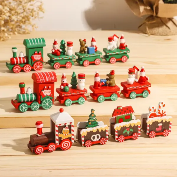 Christmas Train Merry Christmas Decorations For Home 2025 Cristmas Ornament Xmas Navidad Noel Gifts Happy New Year 2026 Gifts 2