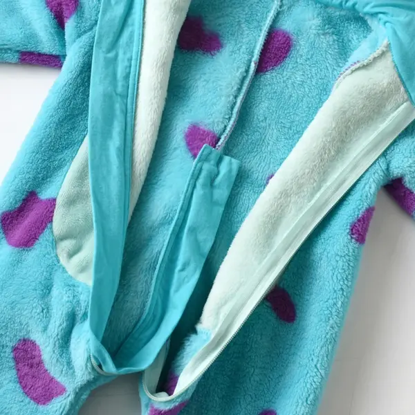 Cute Animal Costume for Toddler Baby Halloween Costume Unisex Fuzzy Warm Fall Winter Clothes for Kids 5