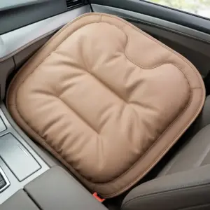 3D Honeycomb Cooling Gel Car Seat Cushion with Memory Foam beige