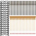 Wizard Party Favors Set – Wand Pencils, Broom Pencils, Glasses & Lightning Tattoos for Themed Parties 1