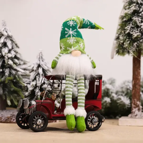 6 Styles Glowing Gnome Christmas Faceless Doll long green