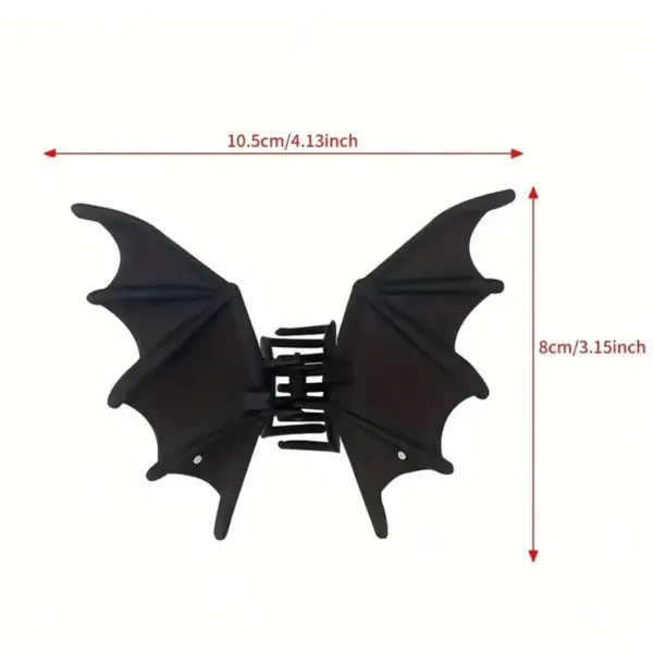 Bat Wing Hair Clip size
