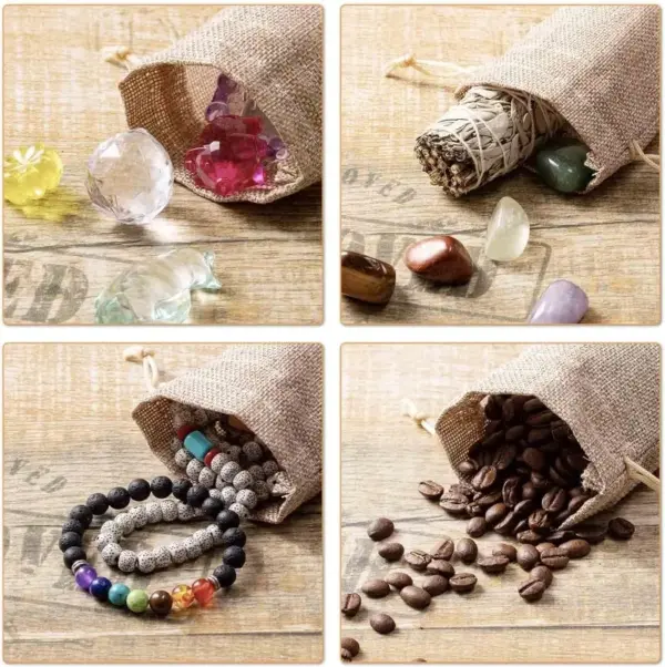 Burlap Gift Bags