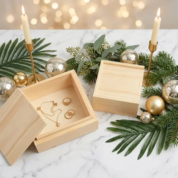 Christmas Eve Boxes Jewelry Collection Box Christmas Eve Collection luxury marble