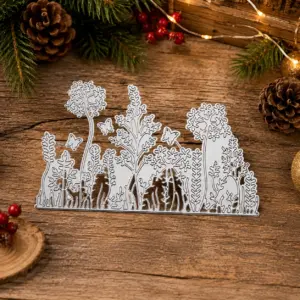 Christmas Flowers Metal Cut Dies four