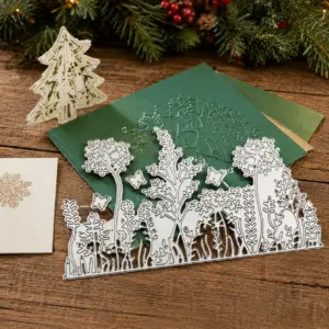 Christmas Flowers Metal Cut Dies three