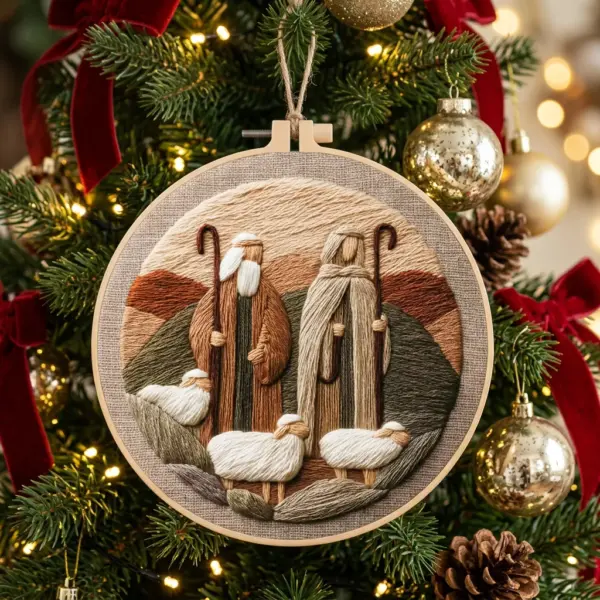 Christmas Nativity Embroidery Kit C2-1