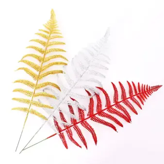 Artificial Fern Leaf Stem – Faux Fern Spray for Christmas, Bouquets & Home Decor