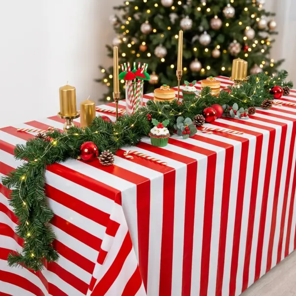 Christmas Red and White Striped