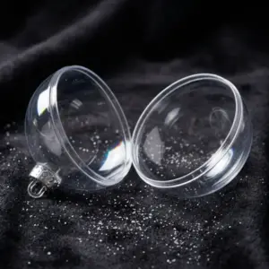 Christmas Transparent Balls Hollow open