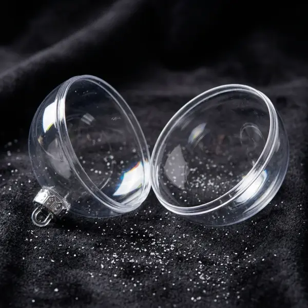 Christmas Transparent Balls Hollow open